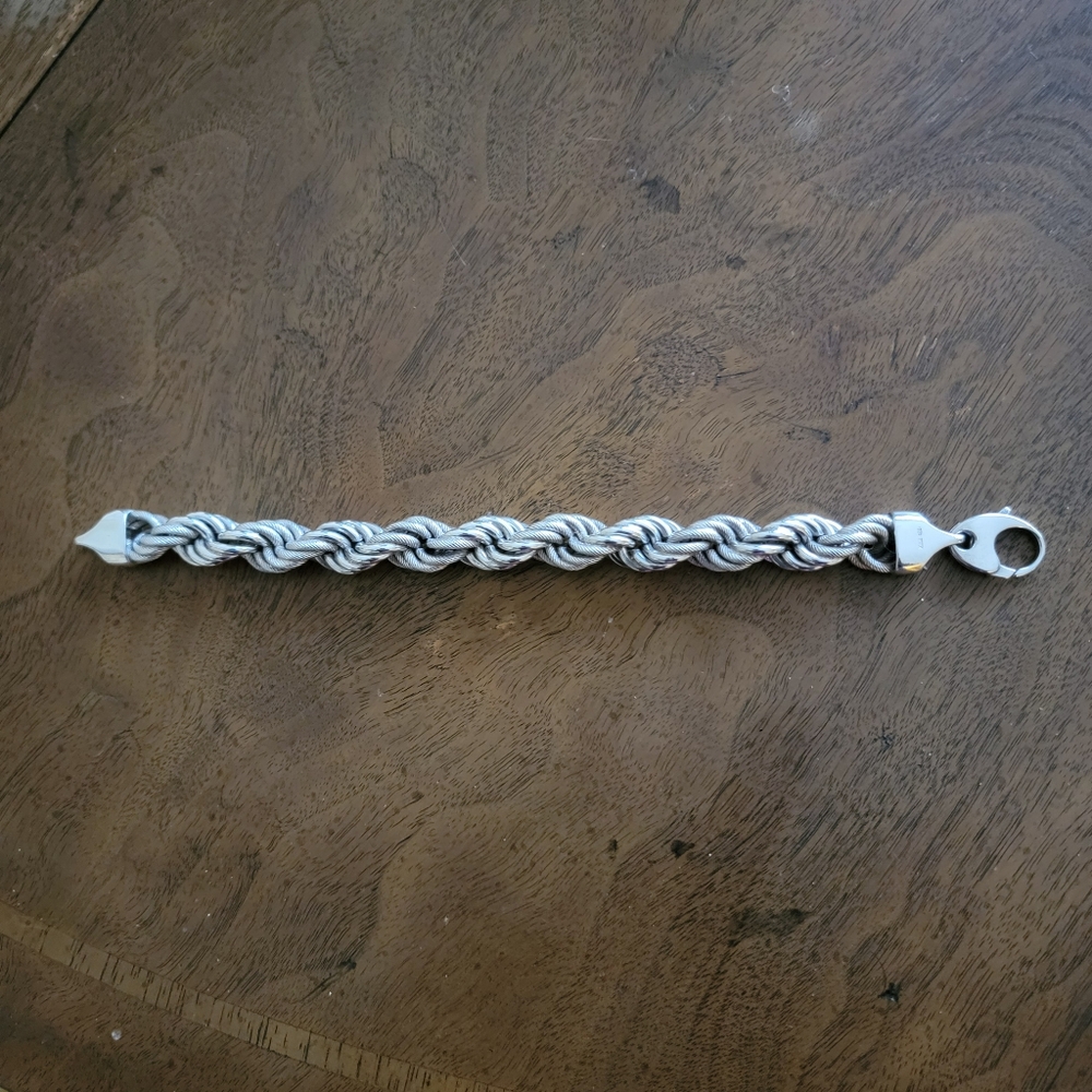 Vintage, Sterling Silver GUCCI bracelet - Picture 6 of 10